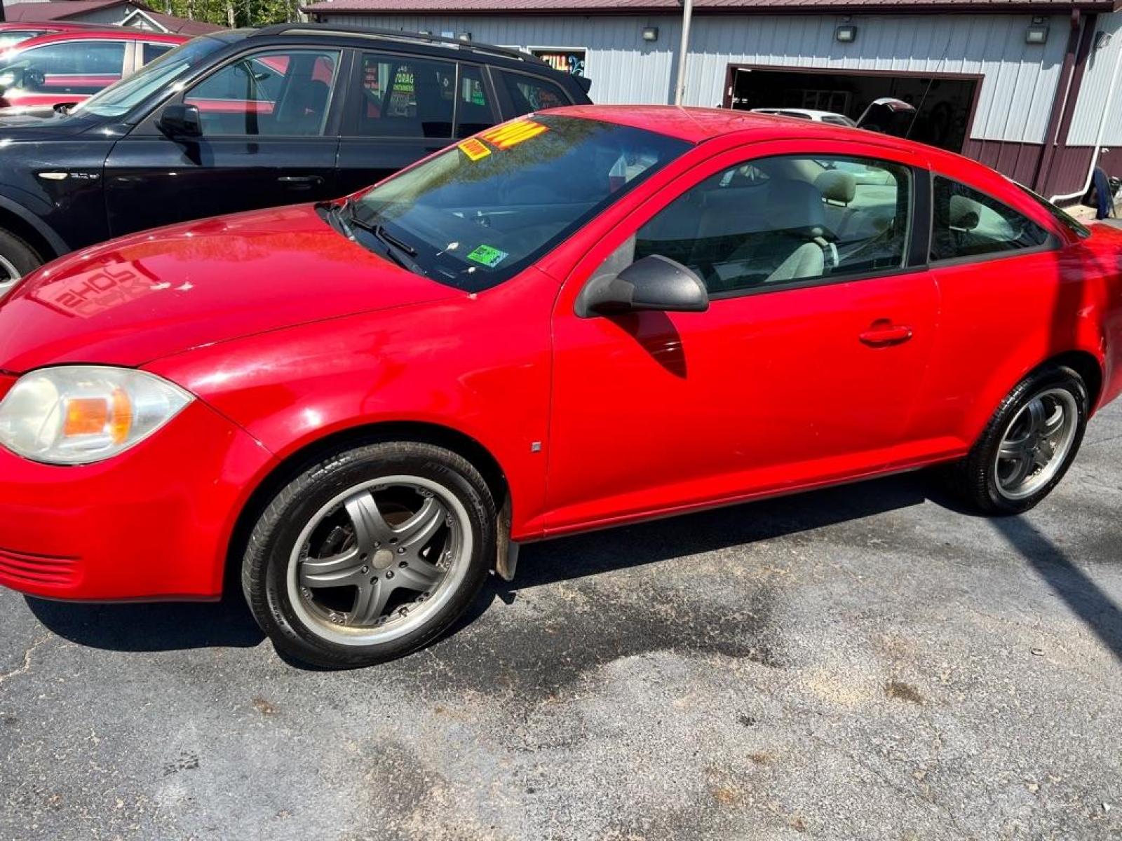 2008 RED CHEVROLET COBALT LS (1G1AK18F987) with an 2.2L engine, Automatic transmission, located at 3338 US Rt. 60 East, Huntington, WV, 25705, (304) 733-9888, 38.411072, -82.379471 - Photo #3