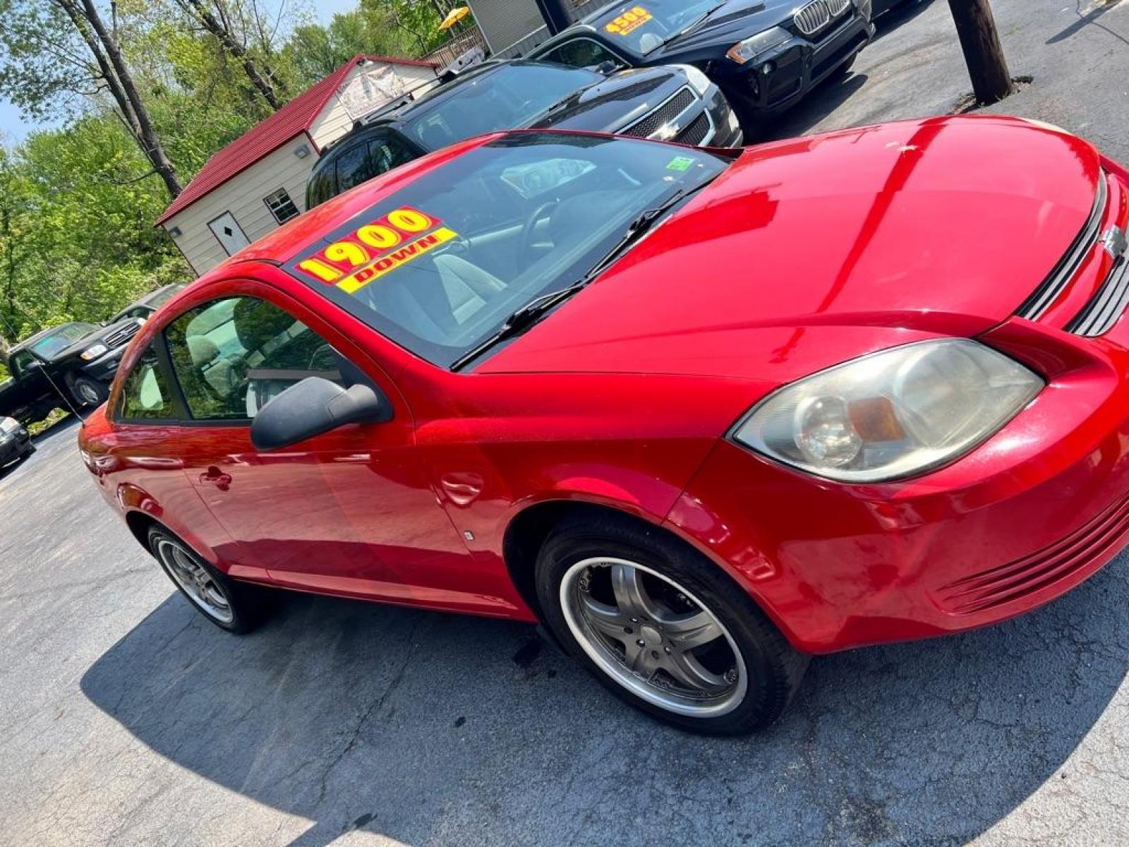 2008 RED CHEVROLET COBALT LS (1G1AK18F987) with an 2.2L engine, Automatic transmission, located at 3338 US Rt. 60 East, Huntington, WV, 25705, (304) 733-9888, 38.411072, -82.379471 - Photo #2