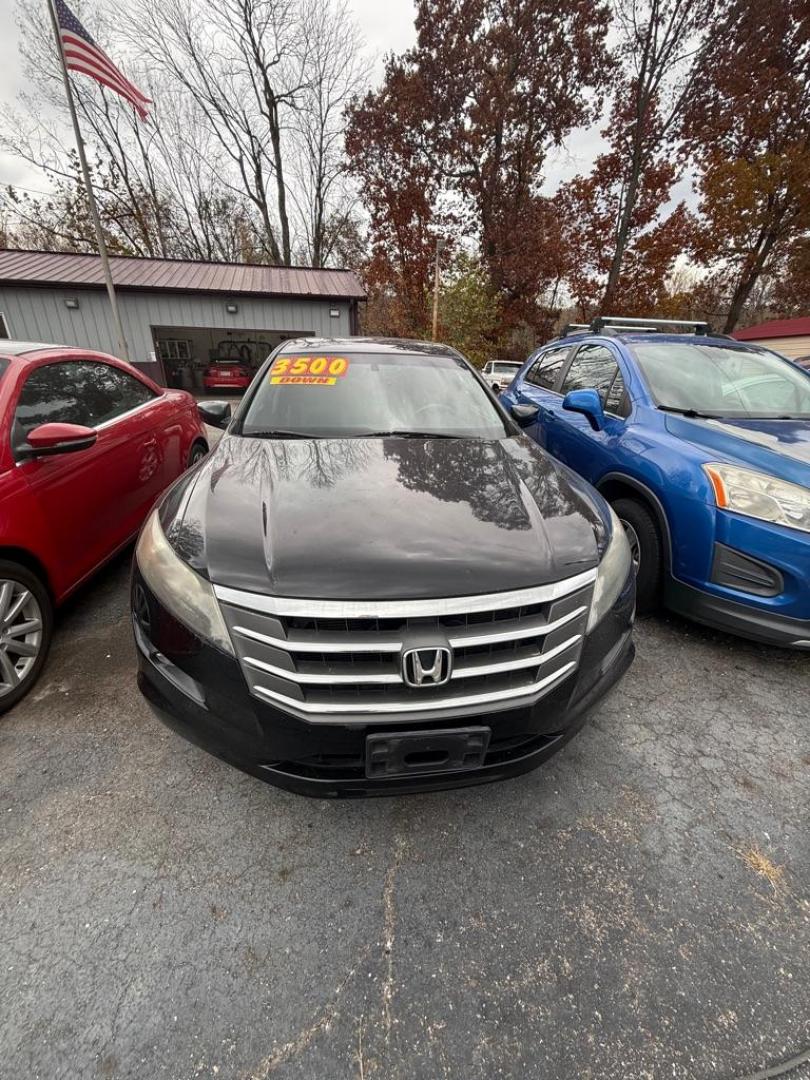 2010 BLACK HONDA ACCORD CROSSTOU EXL (5J6TF1H51AL) with an 3.5L engine, Automatic transmission, located at 3338 US Rt. 60 East, Huntington, WV, 25705, (304) 733-9888, 38.411072, -82.379471 - Photo#0